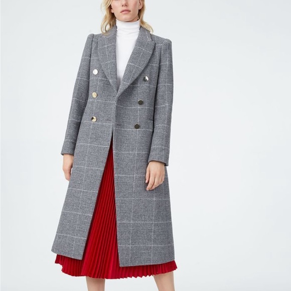 Club Monaco Gemma Plaid Coat XS - Picture 4 of 12
